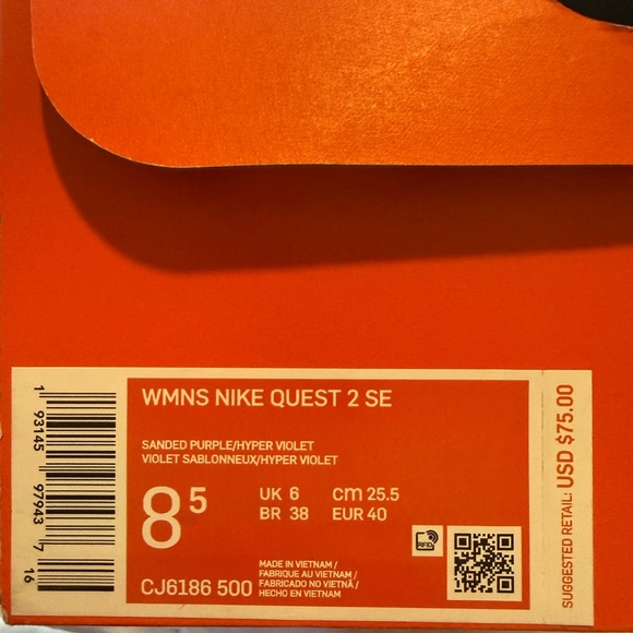 Nike Women's Quest 2 SE Shoes- Purple and Pink - Picture 8 of 9